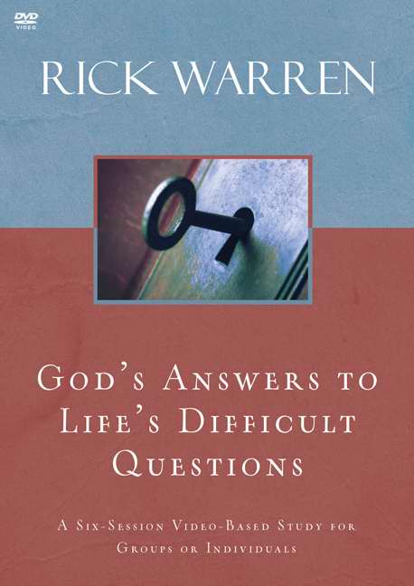 DVD-God's Answer To Life's Difficult Questions