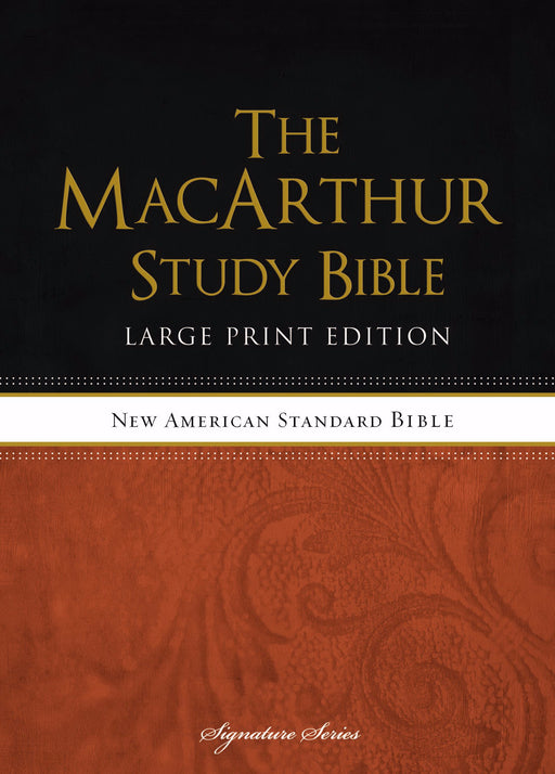 NASB MacArthur Study Bible/Large Print-Hardcover