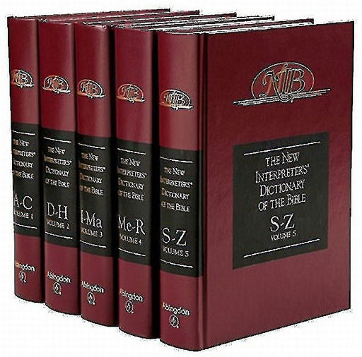 New Interpreters Dictionary Of The Bible-Complete
