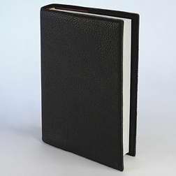 Bible Cover-Top Grain Leather-X Large-Black
