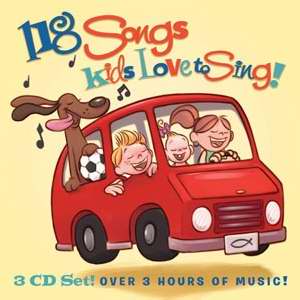 Audio CD-118 Songs Kids Love To Sing (3 CD)