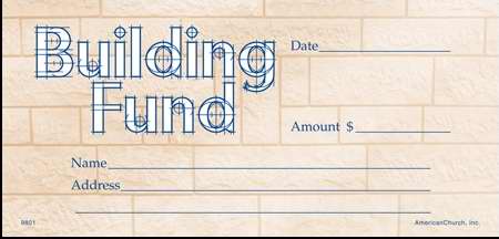 Offering Envelope-Building Fund (Pack Of 100) (Pkg-100)