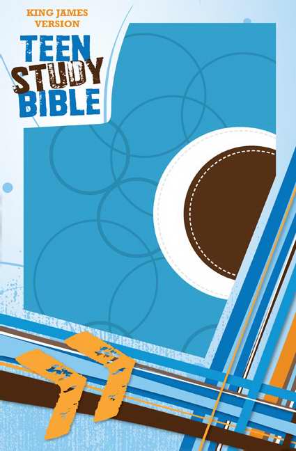 KJV Teen Study Bible-Sky Blue/Fudge DuoTone