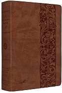 ESV MacArthur Study Bible-Brown/Woodcut TruTone
