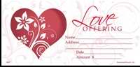 Offering Envelope-Love Offering (Pack Of 100) (Pkg-100)