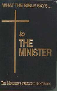 What The Bible Says To The Minister/Handbook-Black