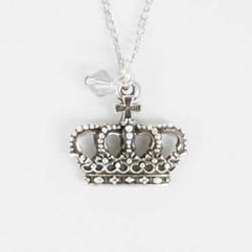 Necklace-Crown/Zech 9:16 w/18" Chain (Sterling Silver)