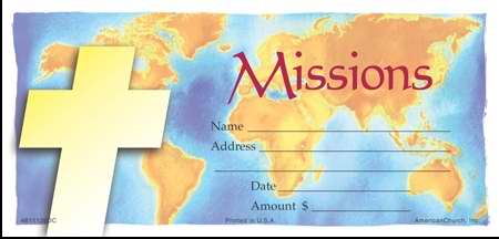 Offering Envelope-Missions Offering (Pack Of 100) (Pkg-100)