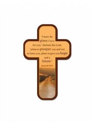 Bookmark-Cross-I Know The Plans (Pack of 12) (Pkg-12)