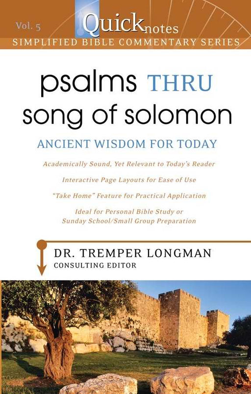 Psalms Thru Song Of Solomon (Quicknotes V5)