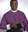 Clerical Shirt-Long Sleeve Banded Collar & French Cuff-15x32/33-Purple