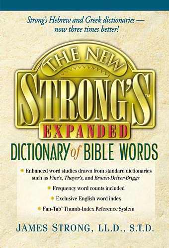 New Strong's Expanded Dictionary Of Bible Words S/S