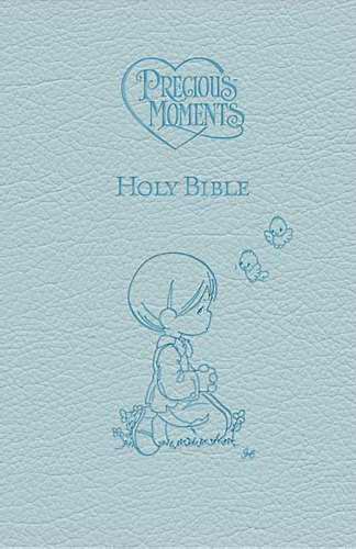 ICB Precious Moments Holy Bible-Blue LeatherSoft