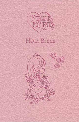ICB Precious Moments Holy Bible-Pink LeatherSoft