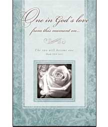 Bulletin-One In God's Love (Mark 10:8 NIV) (Pack Of 100) (Pkg-100)