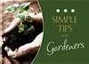 Simple Tips For Gardeners
