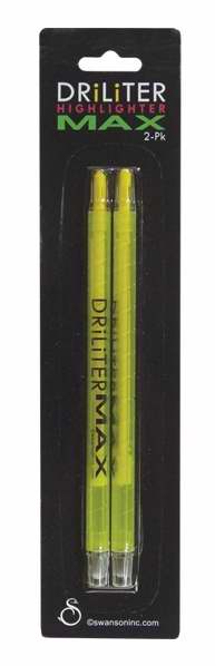 Highlighter-Driliter-2 Per Pack-Yellow (Pack of 6) (Pkg-6)