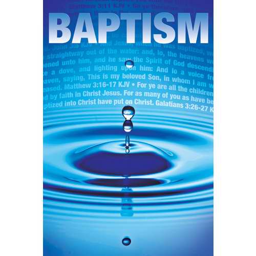 Banner-Baptism (4' x 6') (Indoor)