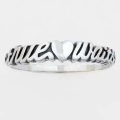 Ring-True Love Waits-Sculpted (Ladies) (Sterling Silver) (Size 6)