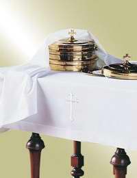 Communion-Element Cover-Poly-White-(50X80)