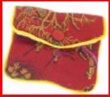 Ring Pouch-Zippered Ring Bag-Red & Purple Assorted Colors