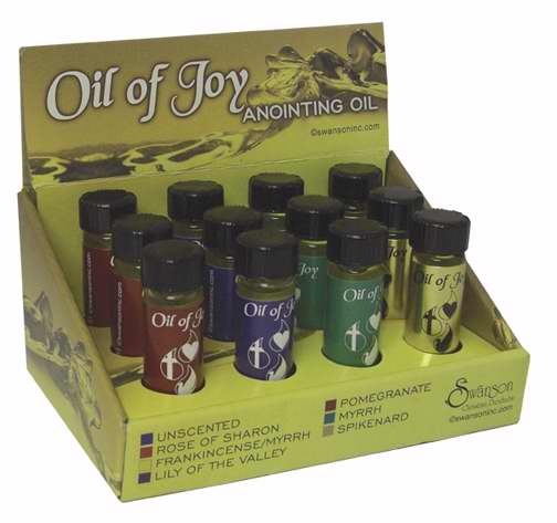 Anointing Oil-Assorted Boxed Display-1/4oz (Pack of 12) (Pkg-12)