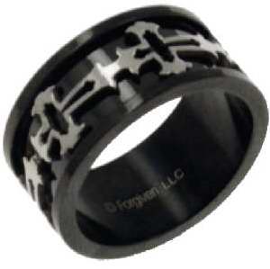 Ring-Channel Cross (Stainless)-Sz 12