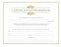 Certificate-Ordination-Minister w/Gold Foil Embossing (Parchment) (8-1/2" x 11) (Pack Of 6) (Pkg-6)