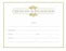 Certificate-Recognition w/Gold Foil Embossing (8-1/2" x 11) (Pack of 6) (Pkg-6)