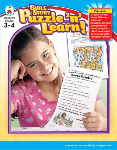 Bible Story Puzzle N Learn (Grades 3-4)