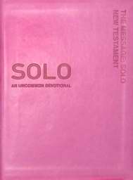 Message Solo New Testament Devotional-Pink Imitation Leather