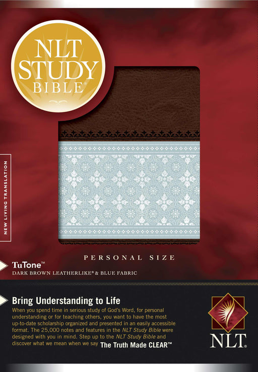 NLT2 Study Bible/Personal Size-Brown/Blue TuTone
