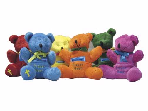 Toy-Plush-Prayer Bears (Asst Colors) (Pack of 12) (Pkg-12)