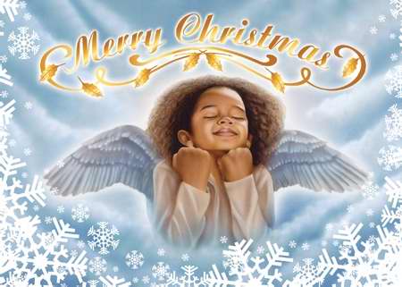 Card-Boxed-Angel Merry Christmas (Box Of 15) (Pkg-15)