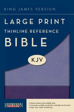 KJV Thinline Large Prt Reference-Vio/Lila Flex S/S
