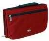 Bible Cover-Three Fold Polyester Organizer-LRG-Red