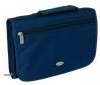 Bible Cover-Three Fold Polyester Organizer-Large-Navy