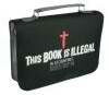 Bible Cover-Witness Gear/Book Is Illegal-LRG-Blk