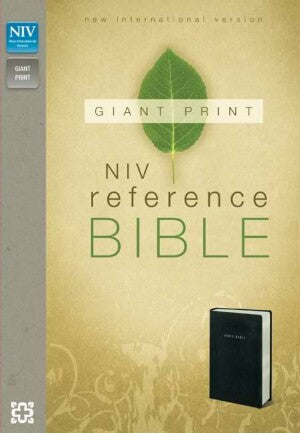 NIV*Giant Prt Reference-Blk Imit Indx (Mar)
