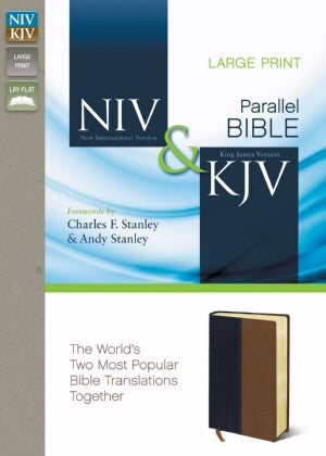 NIV*/KJV Parallel Bible-Navy/Tan DuoTone (Apr)