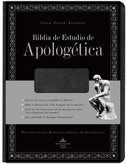 Span-RVR 1960 Apologetics Study Bible-Black LeatherTouch