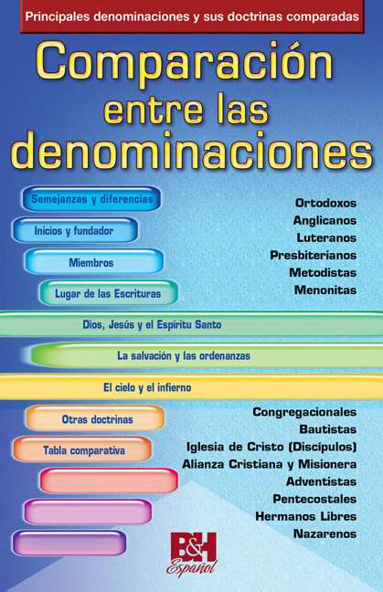 Span-Denominations Comparison Pamphlet (Themes Of Faith) (Comparacion Entre Las Denominaciones)