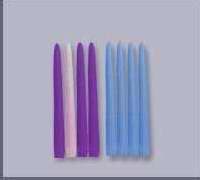 Candle-Advent Wreath Refill-12" x 7/8" Tapers (4 Blue) (Pkg-4)