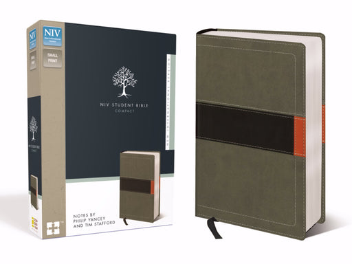 NIV Student Bible/Compact-Concrete/Fatigue Green Duo-Tone
