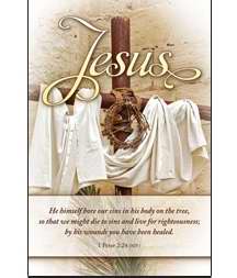 Bulletin-Jesus/Crown Of Thorns & Cross (Easter) (Pack Of 100) (Pkg-100)