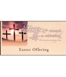 Offering Envelope-Easter Is The Triumph (Pack Of 100) (Pkg-100)