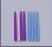 Candle-Advent Tapers 15" x 7/8"-Purple (Pack Of 12) (Pkg-12)