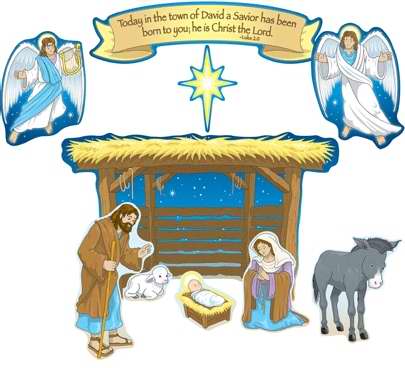 Bulletin Board Set-Nativity