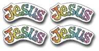 Sticker-Jesus Dazzle (Pack of 120) (Pkg-84)