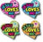 Sticker-Jesus Loves Me! Dazzle (Pack of 120) (Pkg-120)
